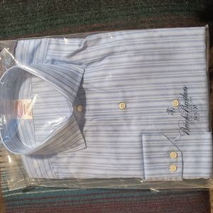 NWT Brooks Brothers spread collar dress shirt 16.5 by 37"